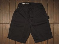 FREEWHEELERS (フリーホイーラーズ) ”CHOPPER BUILDER”CUT-LENGTH WORK TROUSERS col. BLACK