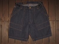 FREEWHEELERS (フリーホイーラーズ) ”SIDEWINDER” SHORTS col. 10.5oz INDIGO DENIM