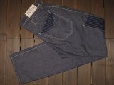 画像:  FREEWHEELERS (フリーホイーラーズ) ”KING SNIPE OVERALLS” col. NAVY IRONCLAD STRIPE×INDIGO WABASH STRIPE