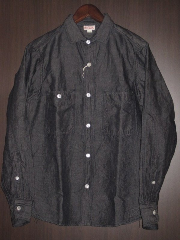 画像1: FREEWHEELERS （フリーホイーラーズ） )〜 DIAMOND CRACKER WORK SHIRTS〜 col. INDIGO (1)