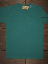 画像: FREEWHEELERS (フリーホイーラーズ) HEAVY WEIGHT SET-IN SHORT SLEEVE”POCKET T-SHIRTS“ col.TEAL GREEN