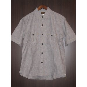 画像: FREEWHEELERS  (フリーホイーラーズ) ”HEADMAN”CUT SLEEVE SHIRT col. WHITE PEPPER CHAMBRAY