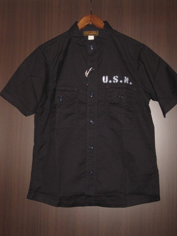 画像1: FREEWHEELERS(フリーホイーラーズ) ”MILITARY UTILITY SHORT SLEEVE SHIRTS” 〜U.S.N. UDT/SEAL〜 col. DARK NAVY (1)