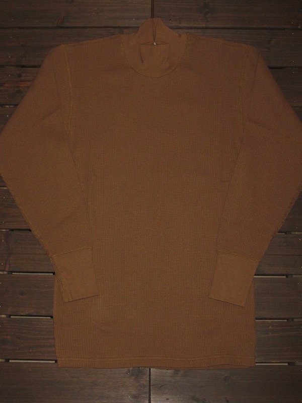 画像1: FREEWHEELERS（フリーホイーラーズ） 〜HIGH NECK THERMAL LONG SLEEVE SHIRT〜 col. COYOTE (1)