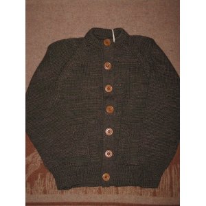 画像: FREEWHEELERS (フリーホイーラーズ)  ”HIGHLANDER” KNITTING WOOL CARDIGAN col. GRAINED OLIVE