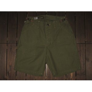 画像: FREEWHEELERS (フリーホイーラーズ) ”GARAGE CREW” WORK SHORTS col. GREEN