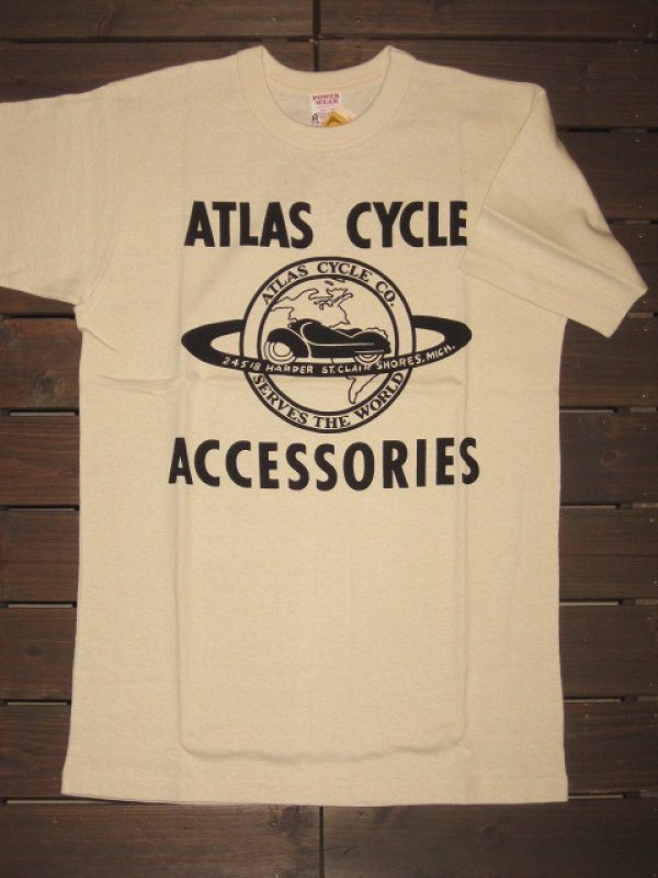 画像1: FREEWHEELERS (フリーホイーラーズ) ”ATLAS CYCLE CO.” col. STRAW CREAM (1)