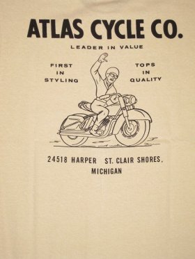 画像: FREEWHEELERS (フリーホイーラーズ) ”ATLAS CYCLE CO.” col. STRAW CREAM