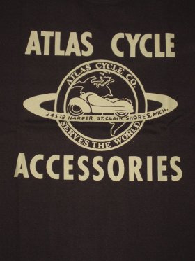 画像: FREEWHEELERS (フリーホイーラーズ) ”ATLAS CYCLE CO.” col. JET BLACK