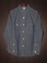 画像: FREEWHEELERS(フリーホイーラーズ) ”THE IRONALL FACTORIES CO.”1920〜1930 STYLE WORK SHIRTS col.INDIGO CHAMBRAY