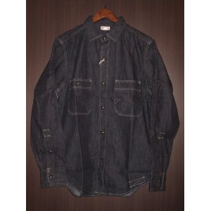 画像: FREEWHEELERS （フリーホイーラーズ） )〜 DIAMOND CRACKER WORK SHIRT〜 col. 8oz INDIGO DENIM