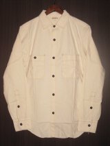 画像: FREEWHEELERS （フリーホイーラーズ） )〜 DIAMOND CRACKER WORK SHIRT〜 col. RAW WHITE