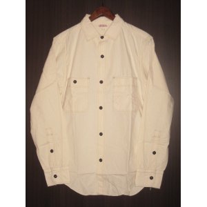 画像: FREEWHEELERS （フリーホイーラーズ） )〜 DIAMOND CRACKER WORK SHIRT〜 col. RAW WHITE