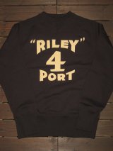 画像: FREEWHEELERS (フリーホイーラーズ)   ”ATHLETIC SWEAT SHIRT”〜RILEY 4 PORT 〜 col. SOOT BLACK