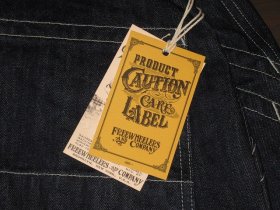 画像: FREEWHEELERS (フリーホイーラーズ) ”CHOPPER BUILDER WORK TROUSERS col. 14oz INDIGO DENIM