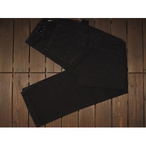 画像: FREEWHEELERS (フリーホイーラーズ) ”CHOPPER BUILDER WORK TROUSERS col. YARN-DYED RUDE BLACK