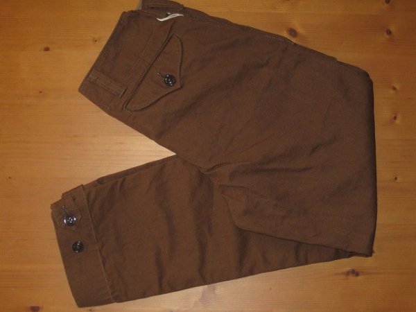 画像1: FREEWHEELERS (フリーホイーラーズ) “AVIATORS TROUSERS” col. DARK SEPIA BROWN (1)