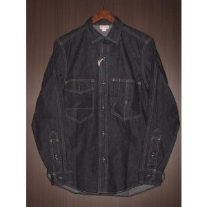 画像: FREEWHEELERS （フリーホイーラーズ） ”BLYSTONE” MECHANIC SHIRT col. 8oz INDIGO DENIM