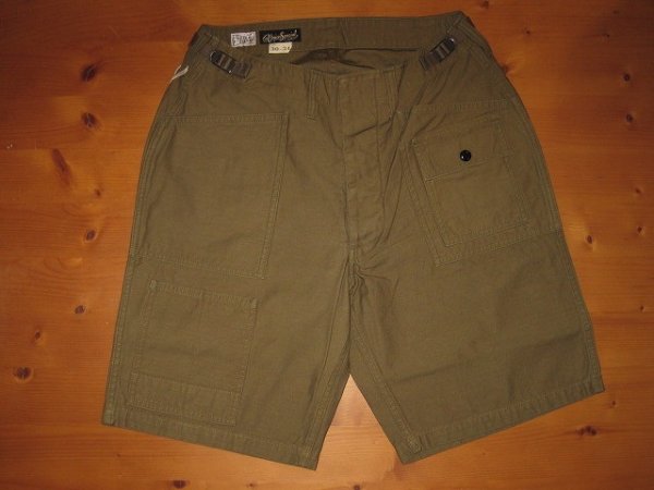 画像1: FREEWHEELERS (フリーホイーラーズ) ”GRUNTS”CUT-LENGTH TROUSERS col. OLIVE (1)