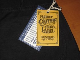 画像: FREEWHEELERS (フリーホイーラーズ) ”GRUNTS”CUT-LENGTH TROUSERS col. BLACK
